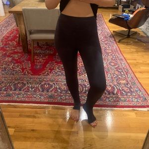 Spanx dark camo leggings size small